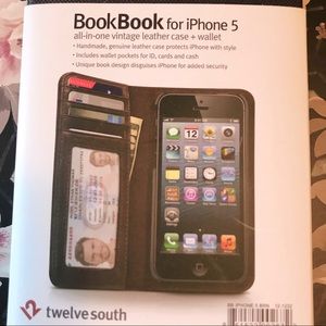 BookBook iPhone 5 5s SE leather wallet phone case